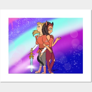 Catra and Adora Posters and Art